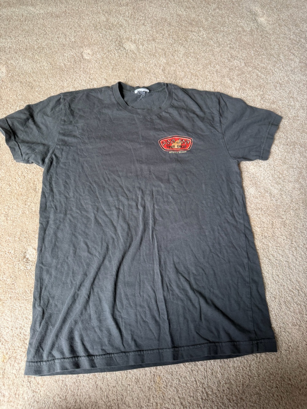 Men's Black Short-Sleeve Ron Jon Surf Shop Tshirt